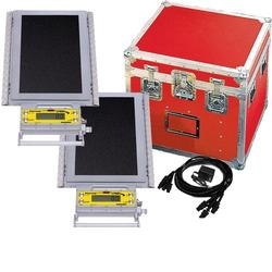 Intercomp LP600 170100-RF Wireless Low Profile Wheel Load Scale Systems (2 Scales) with Handheld Computer, 2-20K-40000 x 100 lb