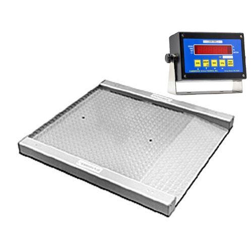 Cambridge 670130305KModel 670-1 30in x 30in x 1.5in Barrel Scale with Built In Single Ramp and Indic Cambridge 670130305KModel 670-1 30in x 30in x 1.5in Barrel Scale with Built In Single Ramp and Indicator 5000 x 1 lb