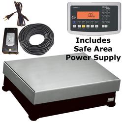 Minebea Combics 2 Explosion Proof Scale with Safe Area Power 15.8 in x 11.8 in - 141 lb x 0.0002 lb