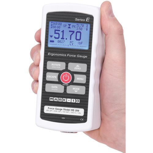 Mark-10 ME-200 Ergonomics Force Gauge 200 x 0.05 lbF Mark-10 ME-200 Ergonomics Force Gauge 200 x 0.05 lbF