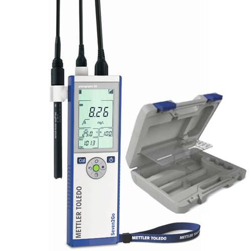 Mettler Toledo® S4 Seven2Go S4-Basic Dissolved Oxygen portable meter kit with InLab 605-ISM IP67 and Mettler Toledo® S4 Seven2Go S4-Basic Dissolved Oxygen portable meter kit with InLab 605-ISM IP67 and uGo carrying case 0.01 to 99.99 mg/L (ppm)