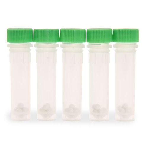Ohaus 30391408 Green, Plant, 2 mL skirted tube, DNase/RNase free, 3 mm Zirconium Beads, 100/box Ohaus 30391408 Green, Plant, 2 mL skirted tube, DNase/RNase free, 3 mm Zirconium Beads, 100/box