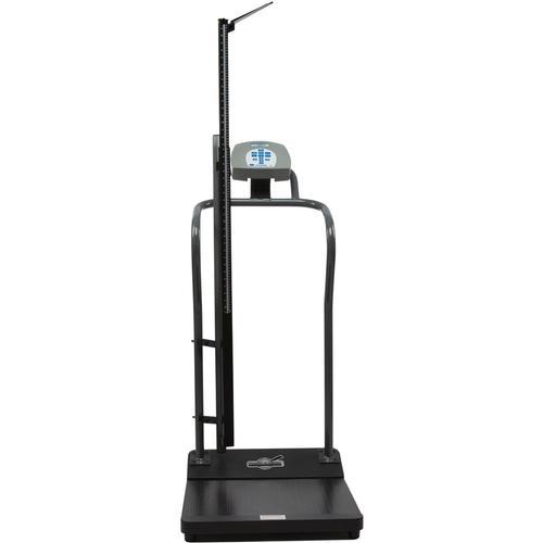 Health-O-Meter 3001KL-AMHR-BT Antimicrobial Digital Platform Scale with Height Rod and Built-in Pels Health-O-Meter 3001KL-AMHR-BT Antimicrobial Digital Platform Scale with Height Rod and Built-in Pelstar Wireless Technology 1000 x 0.2 lb