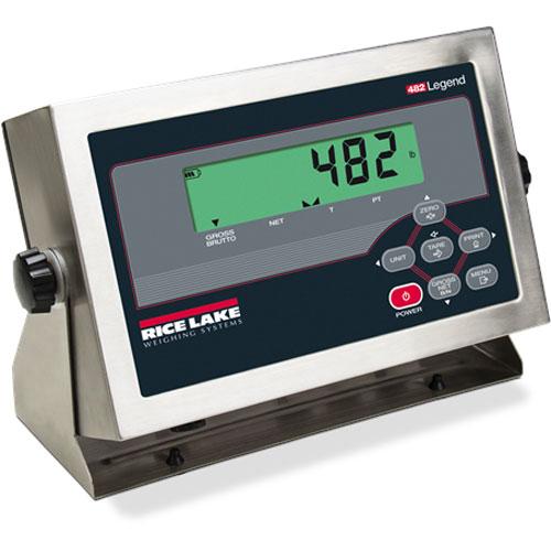 Rice Lake 482 164582 LCD Legend Series Digital Weight Indicator with Rechargeable Battery Rice Lake 482 164582 LCD Legend Series Digital Weight Indicator with Rechargeable Battery