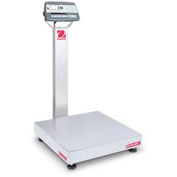 Ohaus D52XW125RQL2 Defender 5000 Stainless Steel 18 x 18 in Bench Scale 250 x 0.01 lb and Legal for Trade 250 x 0.05 lb