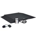 Detecto 6400-AC Portable Wheelchair Scale 32 in x 36 in with AC Adapter - 1000 lb x 0.2 lb Detecto 6400-AC Portable