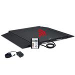 Detecto 6400-C-AC Portable Wheelchair Scale 32 in x 36 in with BT / WiFi and AC Adapter - 1000 lb x Detecto 6400-C-AC Portabl