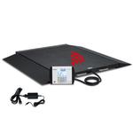 Detecto BRW1000-C-AC Portable Wheelchair Bariatric Scale with WiFi / Bluetooth and AC Adapter 32 in Detecto BRW1000-C-AC Port