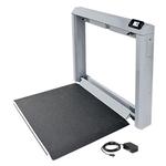 Detecto 7550-AC Wall-Mount Fold-Up Wheelchair Scale with AC Adapter 1000 lb x 0.2 lb Detecto 7550-AC Wall-Moun