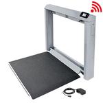 Detecto 7550-C-AC Wall-Mount Fold-Up Wheelchair Scale with WiFi / Bluetooth and AC Adapter 1000 lb x Detecto 7550-C-AC Wall-Mo