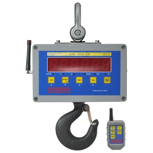 Cambridge CSW-15AT-CS-5K Legal for Trade Crane Scale with Wireless Remote Control 5000 X 1 lb Cambridge CSW-15AT-CS-5K Legal for Trade Crane Scale with Wireless Remote Control 5000 X 1 lb