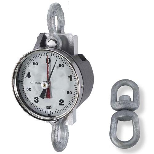 Chatillon TD5-01000-SS Dynamometer Crane Scale with Swivel Shackle 1000 lb x 10 lb Chatillon TD5-01000-SS Dynamometer Crane Scale with Swivel Shackle 1000 lb x 10 lb