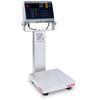Ohaus i-D61XWE125WQL7 (30631724) Defender 6000 Stainless Steel 18 x 18 in Bench Scale 250 lb x 0.01 lb - Legal for Trade 250 lb x 0.05 lb