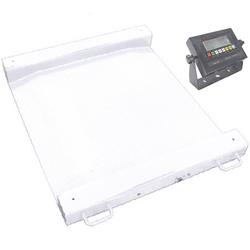 LP Scale LP7622MAL-3030-5000 Legal for Trade Aluminum 2.5 x 2.5 Ft  LCD Portable Drum Scale 5000 x 1 lb