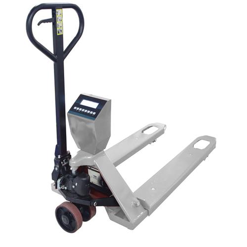 LP Scale LP7625SS-4827-2500 Stainless Steel 48 x 27 inch LCD Pallet Jack Scale 2500 x 0.5 lb LP Scale LP7625SS-4827-2500 Stainless Steel 48 x 27 inch LCD Pallet Jack Scale 2500 x 0.5 lb