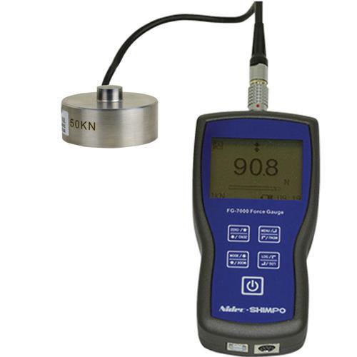 Shimpo FG-7000L-M-10 Digital Force Gauge with Mini Ring Load Cell 2250 x 0.5 lb Shimpo FG-7000L-M-10 Digital Force Gauge with Mini Ring Load Cell 2250 x 0.5 lb