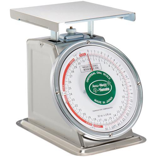 Yamato CW(N) 2/SS Top Loading Dial Portion Control Scale 8 inch Dial 2lb x 1/8oz