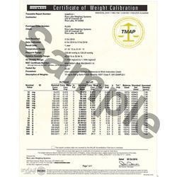Rice Lake Accredited Certificate for 219308