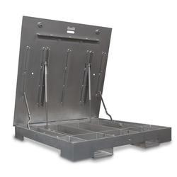 Rice Lake Roughdeck QC-XP 193287 Quick Clean Extreme Portable Diamond Base Plate Floor Scale 4 ft x 4 ft - Base Only - 5000 lb