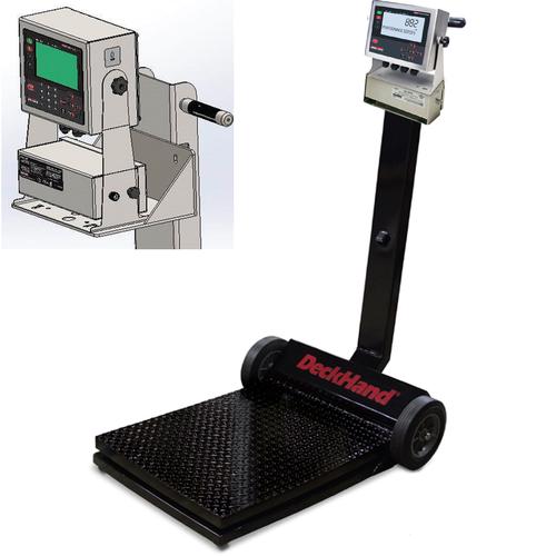 Rice Lake 211285-882IS Deckhand Legal For Trade Portable Bench Scale with  882IS Indicator  500 x 0.2 lb