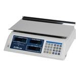 CAS S-2000-30KG-CA Low Profile Electronic Price Computing Scales are perfect for portion control and food packaging