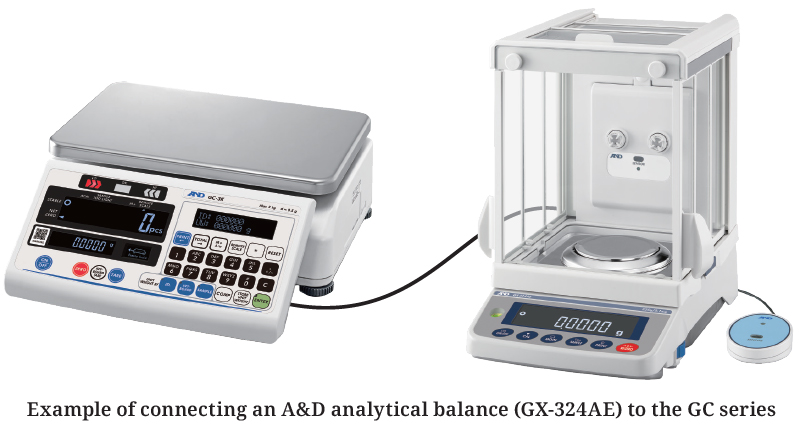 digital connection with an A&D balance/scale digital connection with an A&D balance/scale