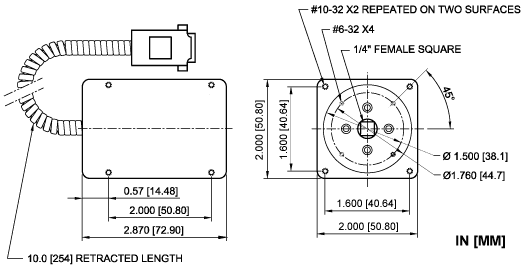 Mark-10 STC Lightweight Torque Sensor for Tool Calibration