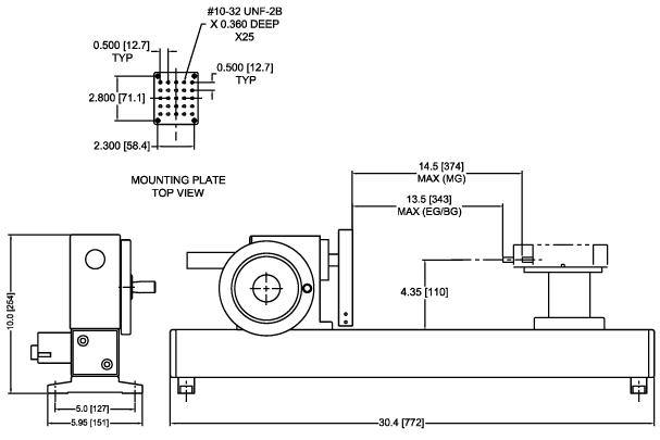 Mark-10 TSF & TSFH Manual Test Stands
